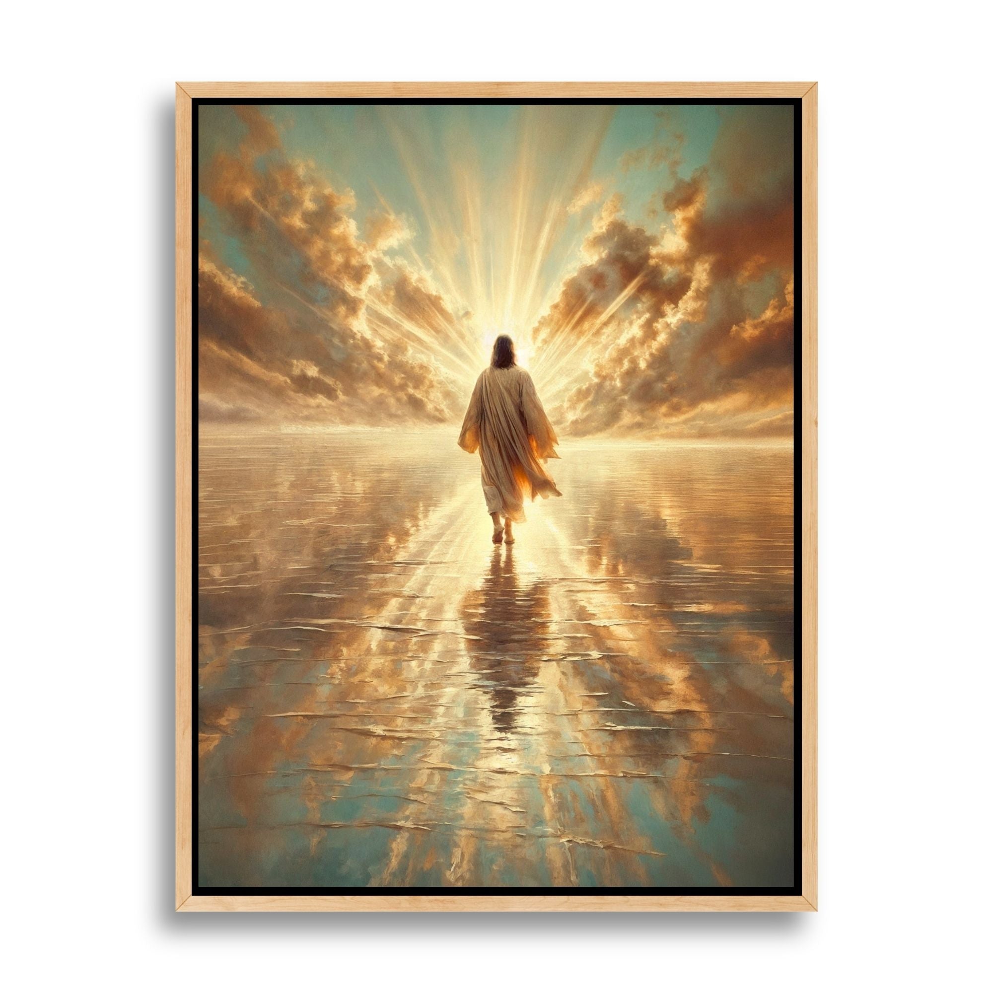 Jesus Walking on Water VIII - Canvas