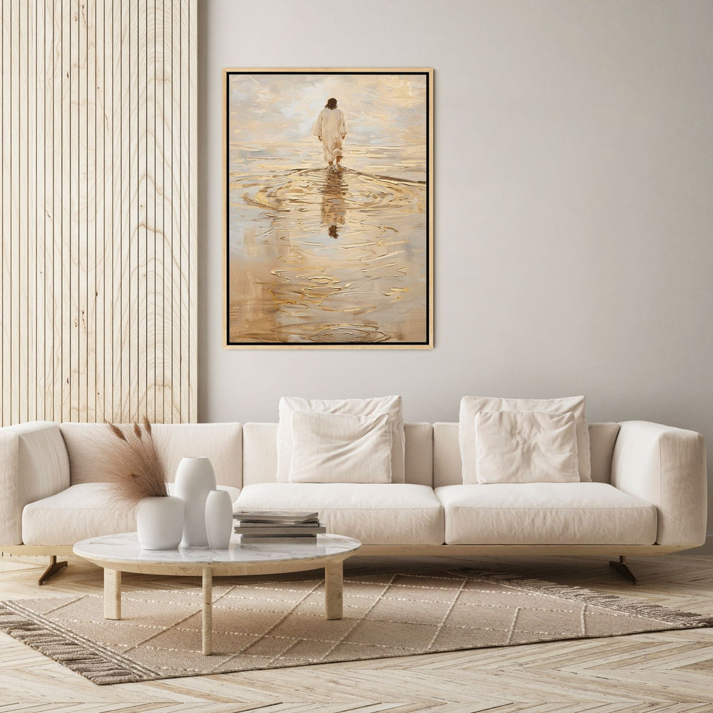 Jesus Walking on Water IV - Canvas