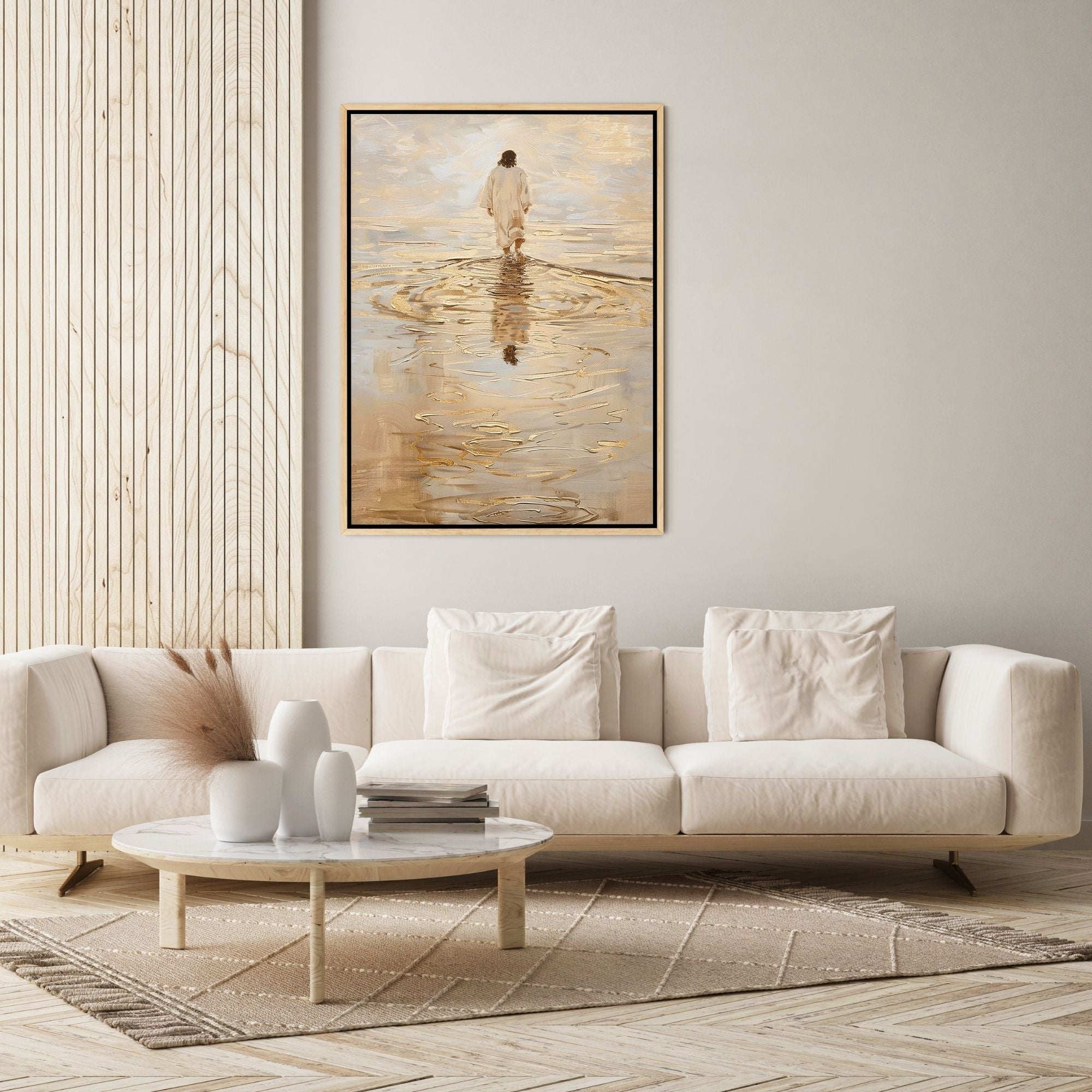 Jesus Walking on Water IV - Canvas