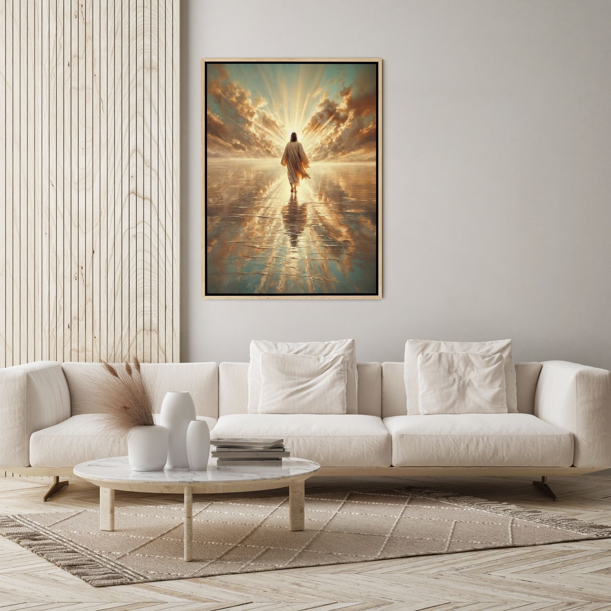 Jesus Walking on Water VIII - Canvas