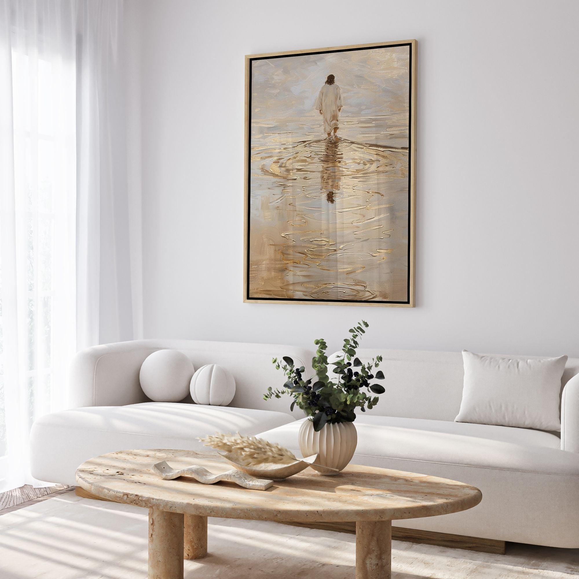 Jesus Walking on Water IV - Canvas
