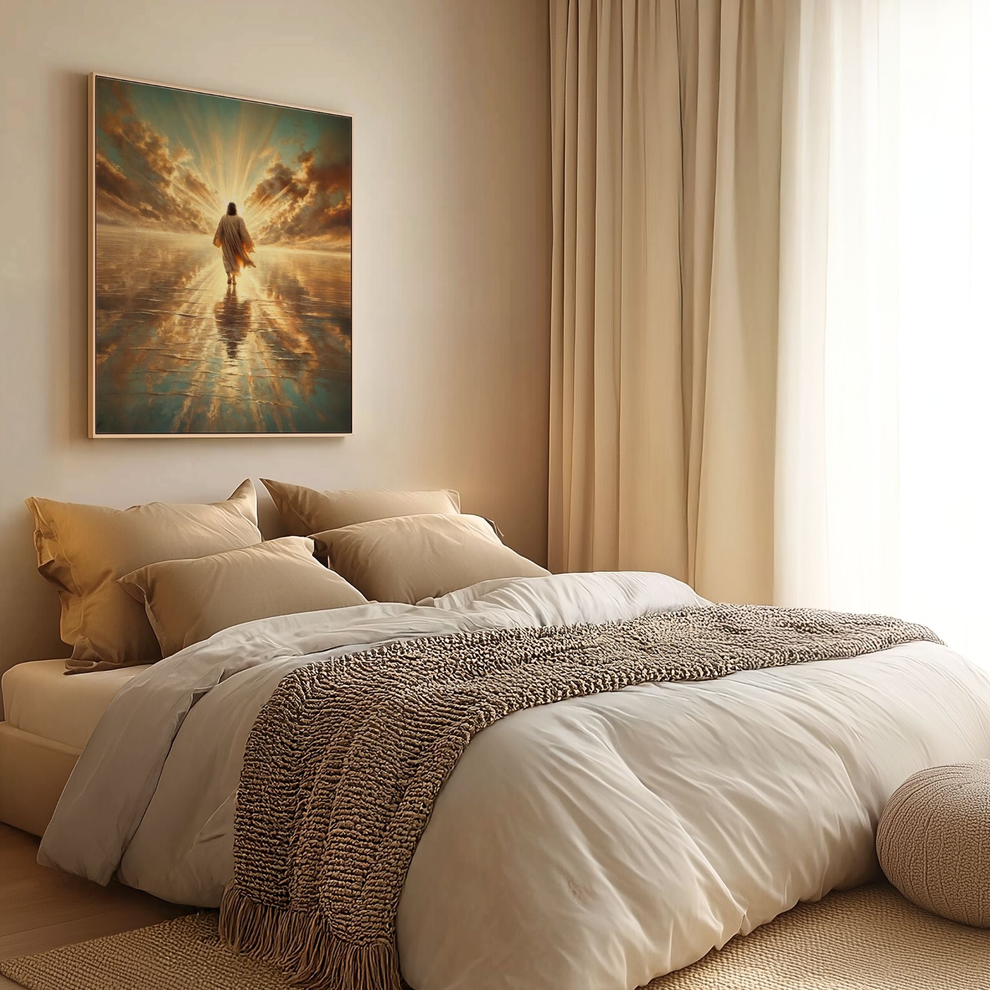 Jesus Walking on Water VIII - Canvas