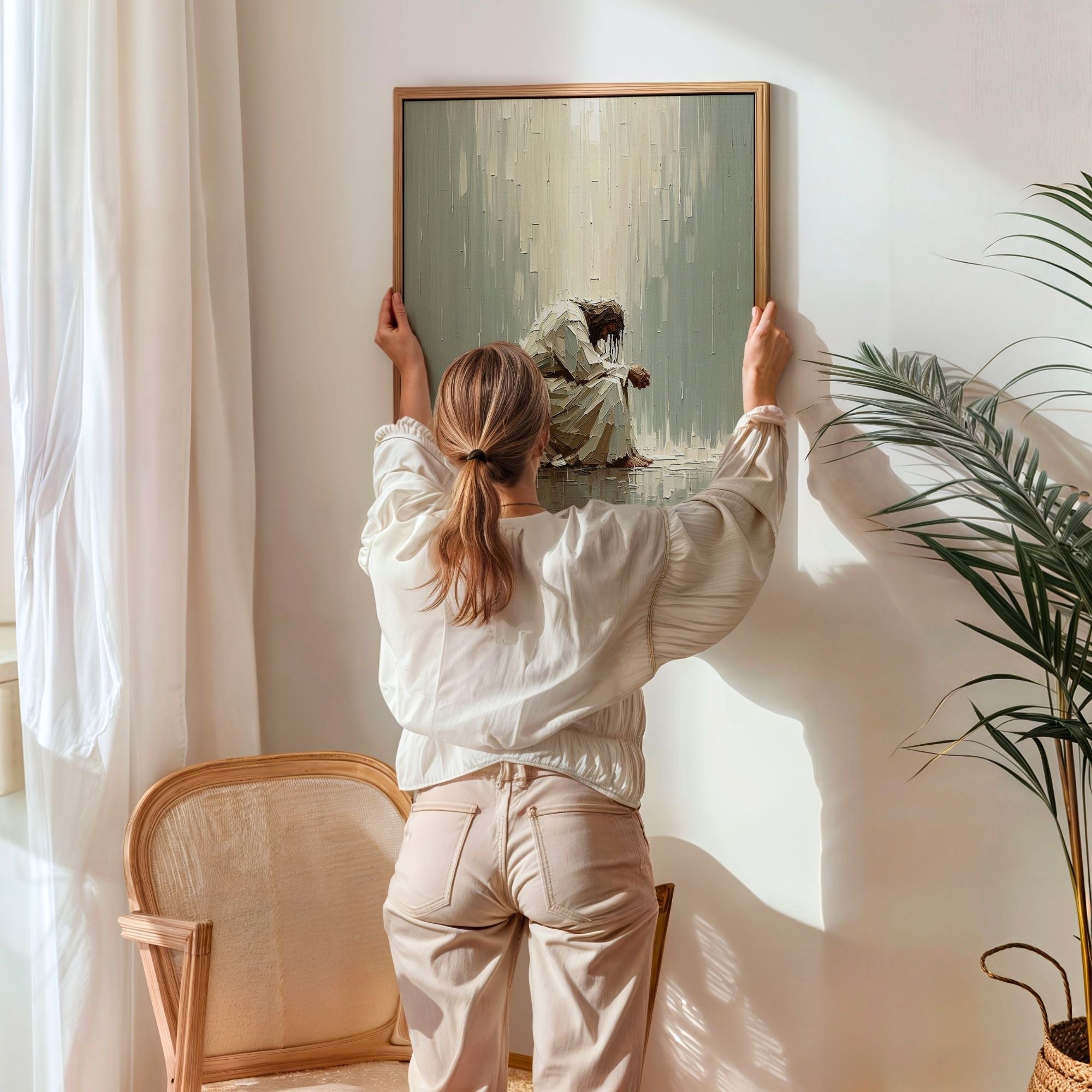 Even Jesus Wept - Canvas