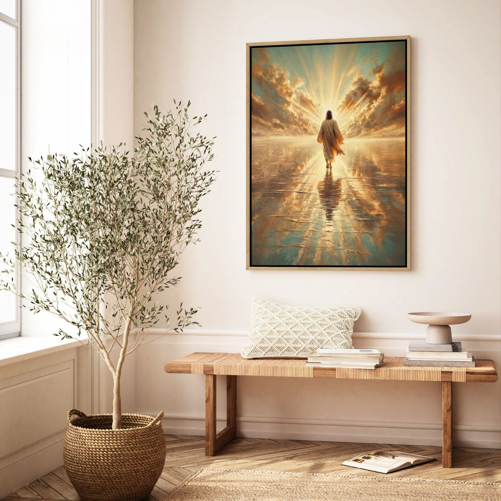 Jesus Walking on Water VIII - Canvas