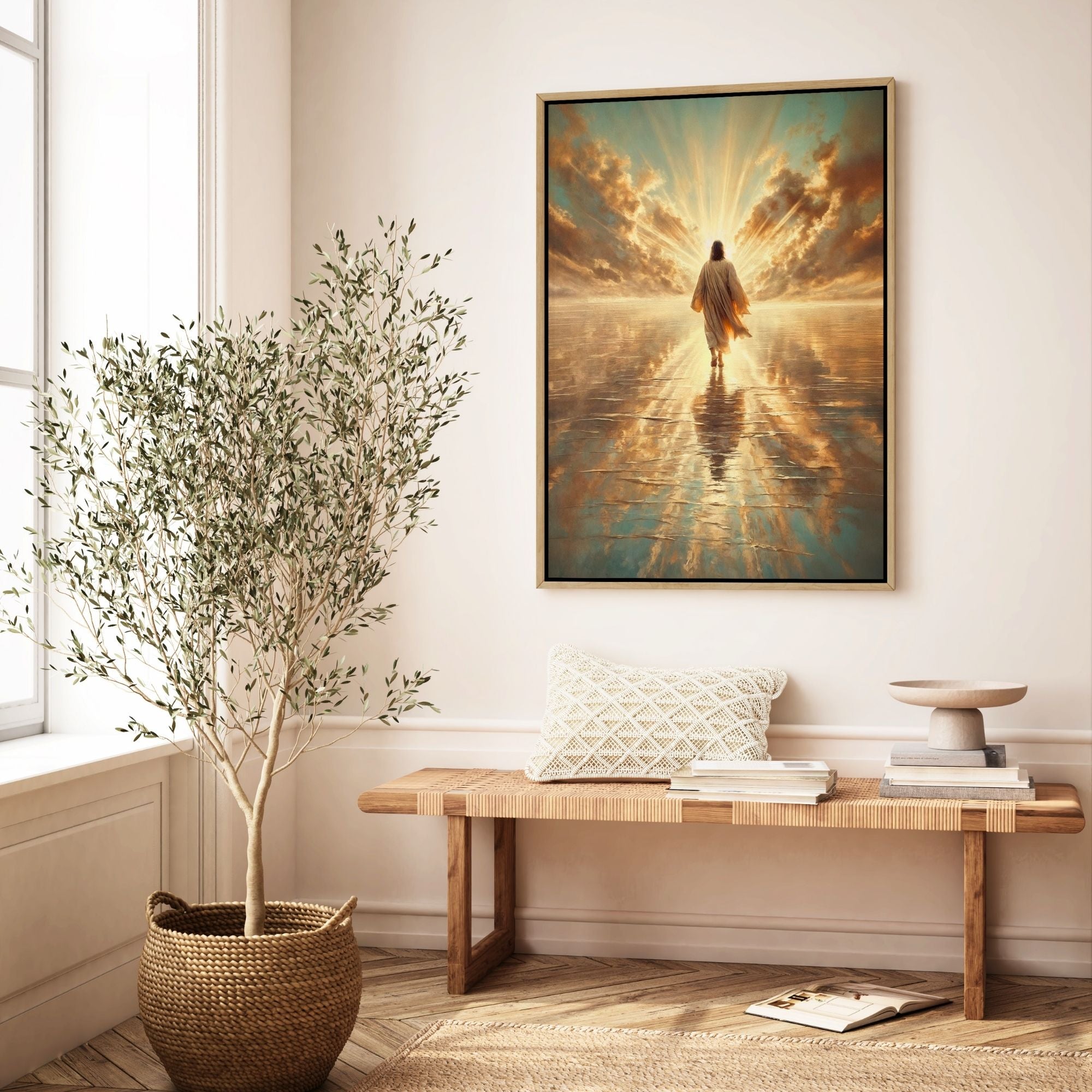 Jesus Walking on Water VIII - Canvas