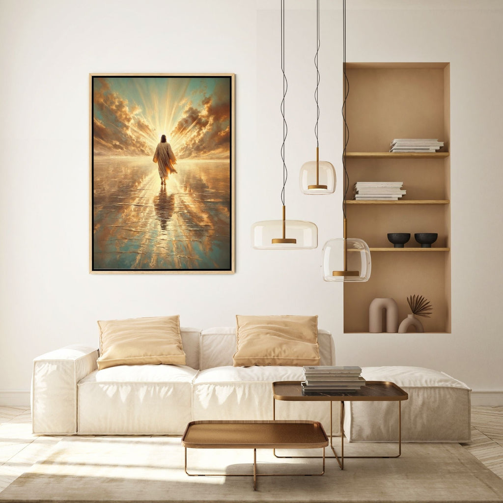 Jesus Walking on Water VIII - Canvas