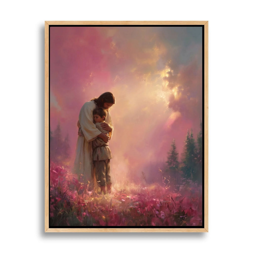 Jesus Holds You Close - Canvas