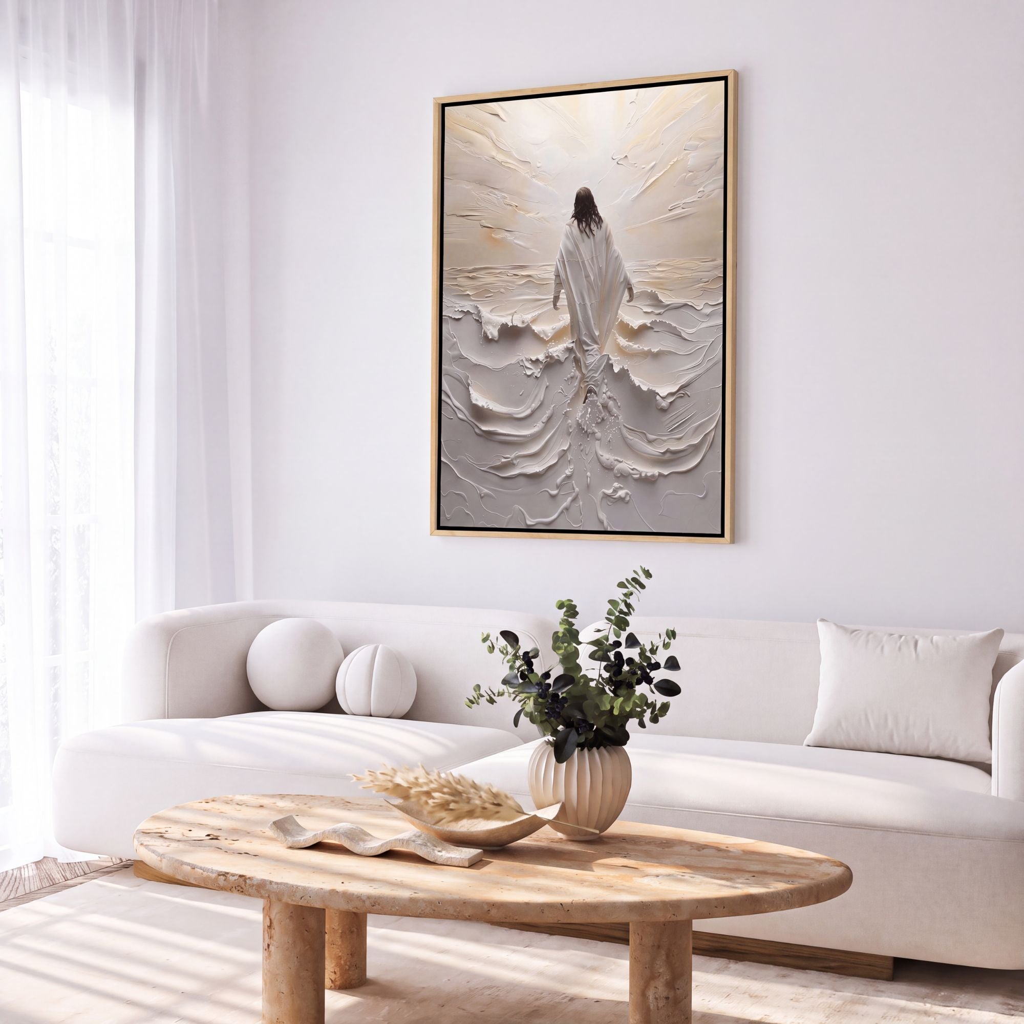 Jesus Walking on Water I - Canvas