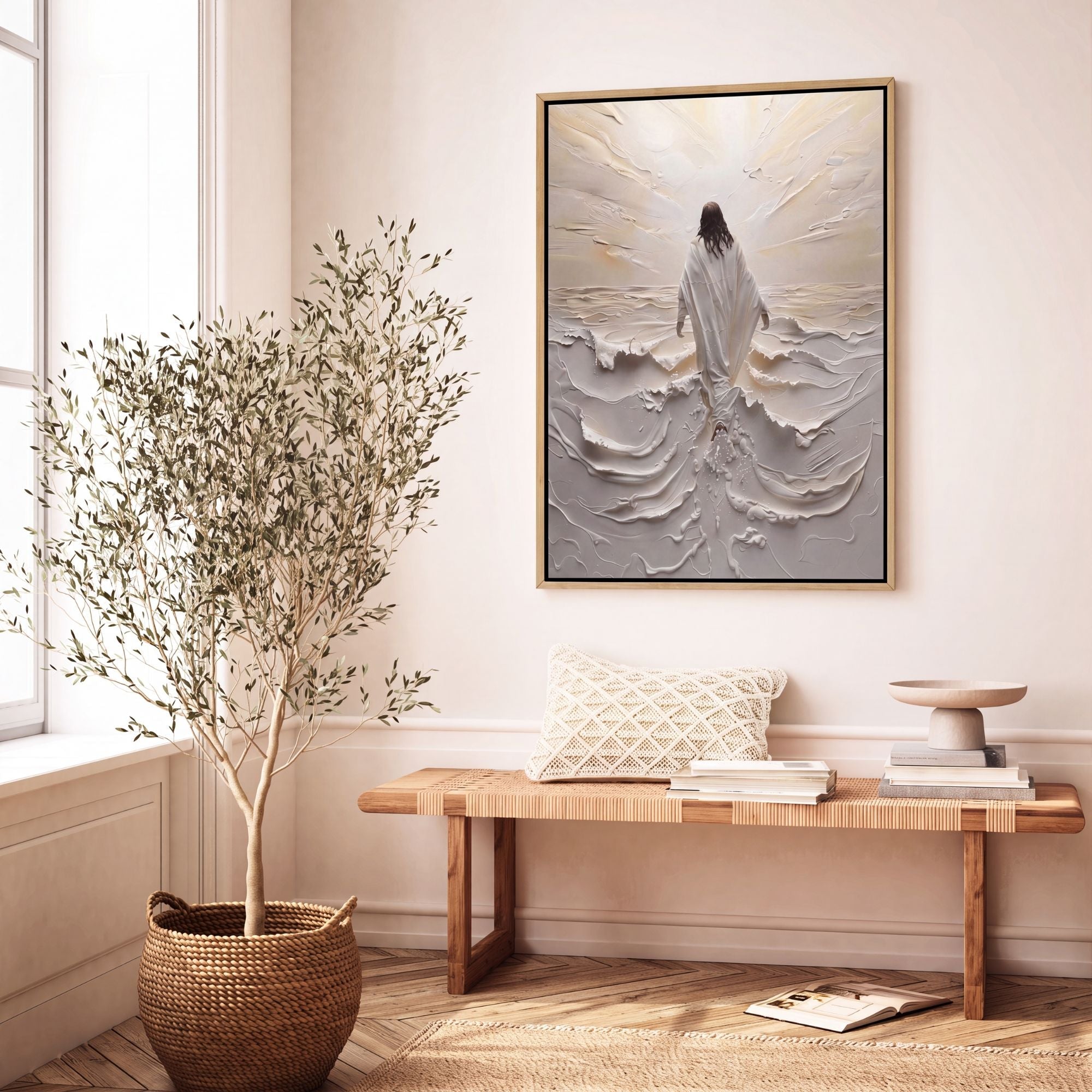Jesus Walking on Water I - Canvas