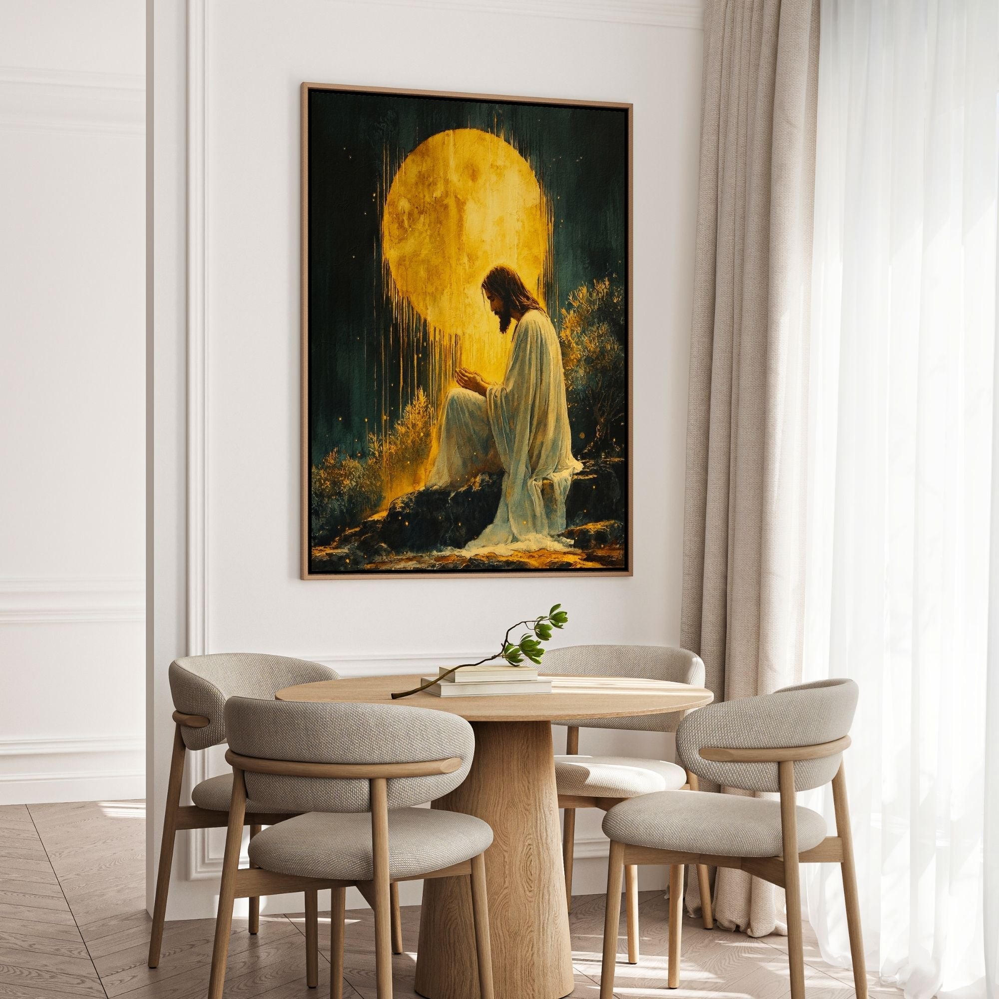 Jesus in the Garden of Gethsemane II - Canvas
