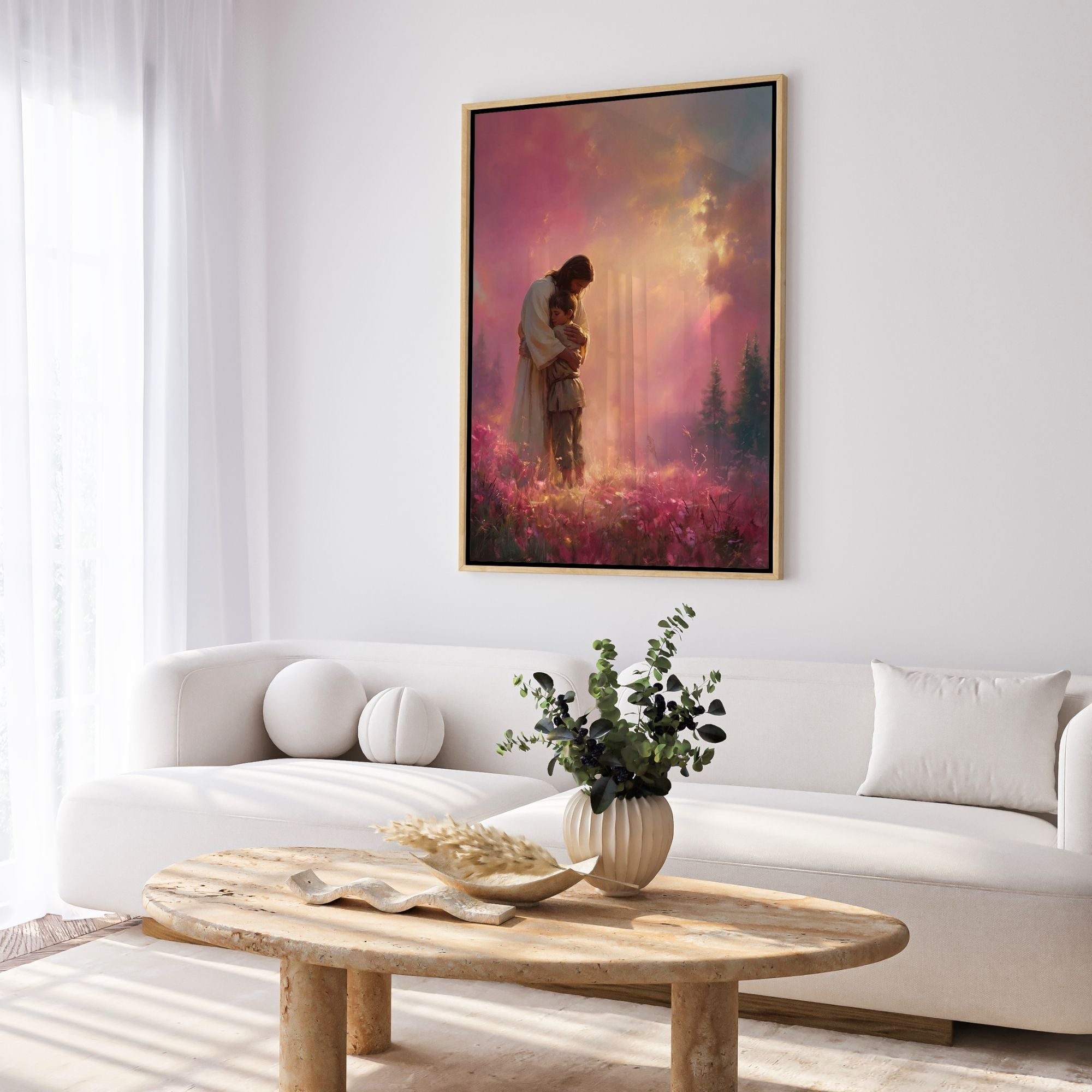 Jesus Holds You Close - Canvas