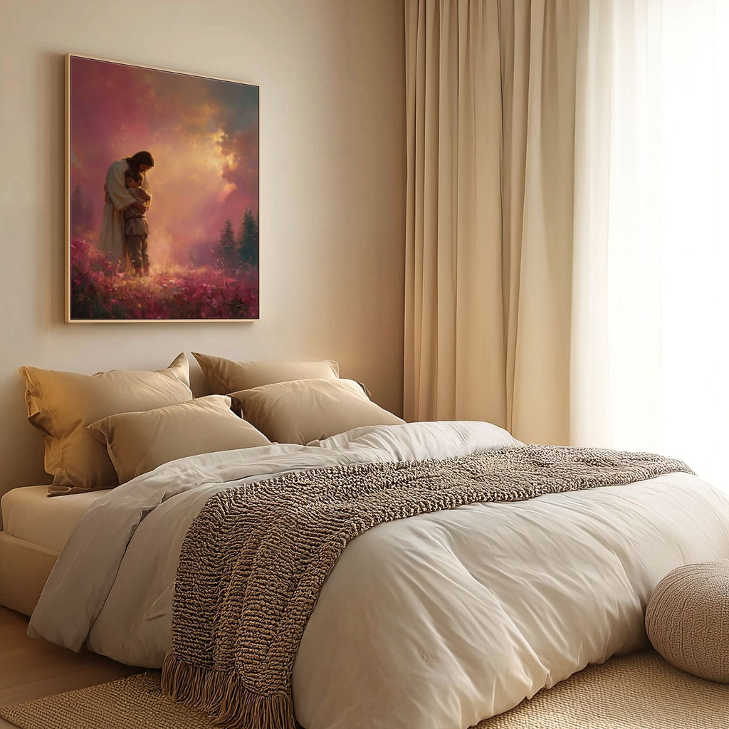 Jesus Holds You Close - Canvas