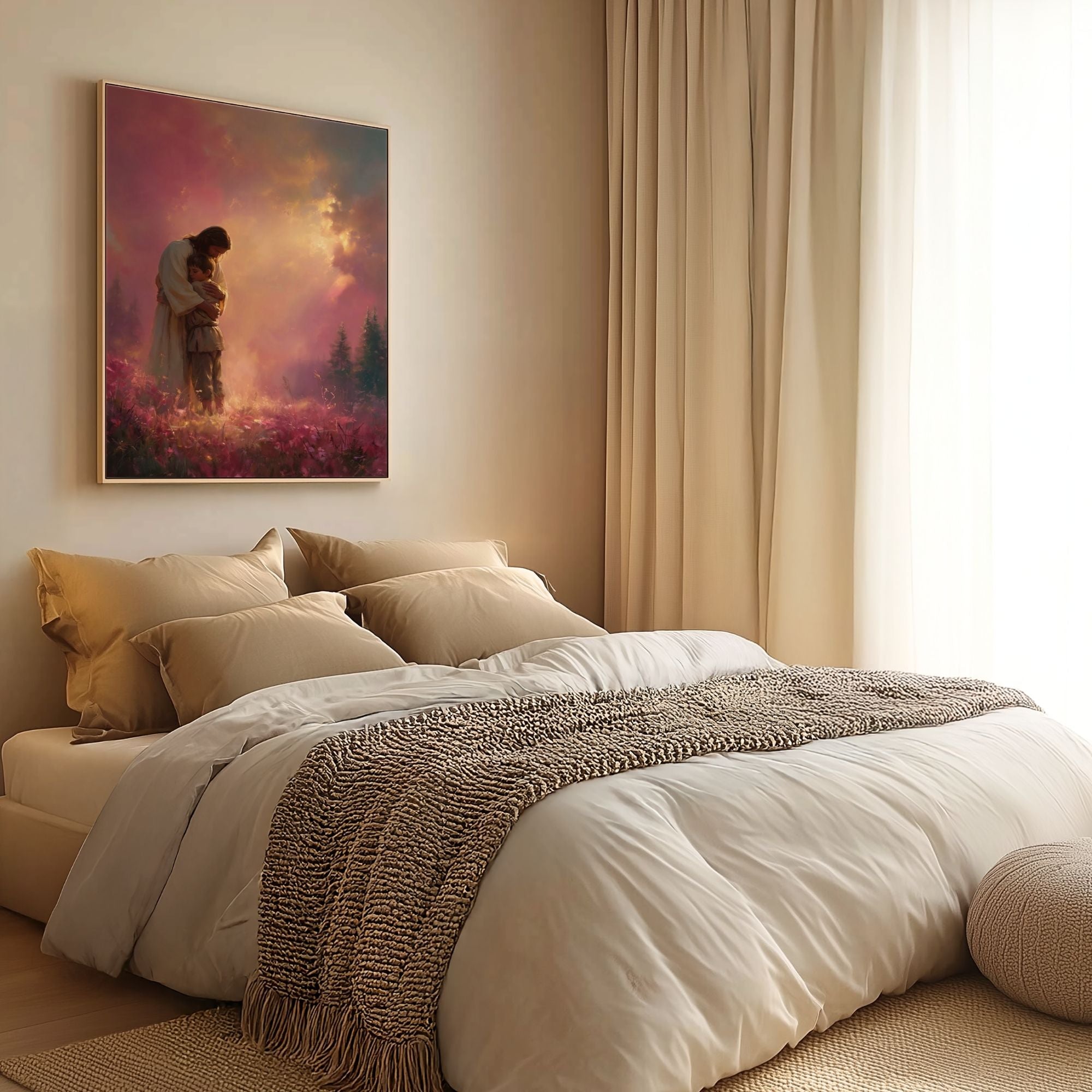 Jesus Holds You Close - Canvas