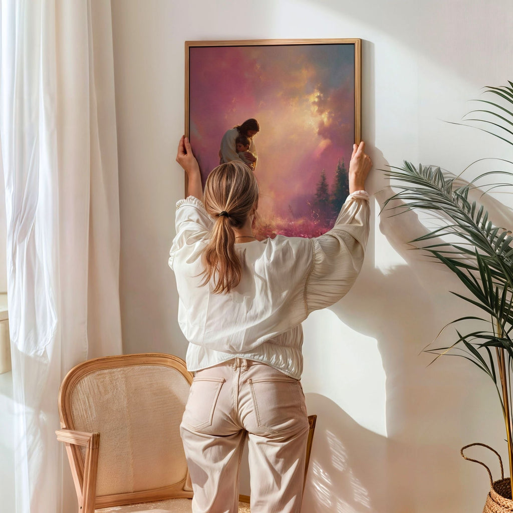 Jesus Holds You Close - Canvas