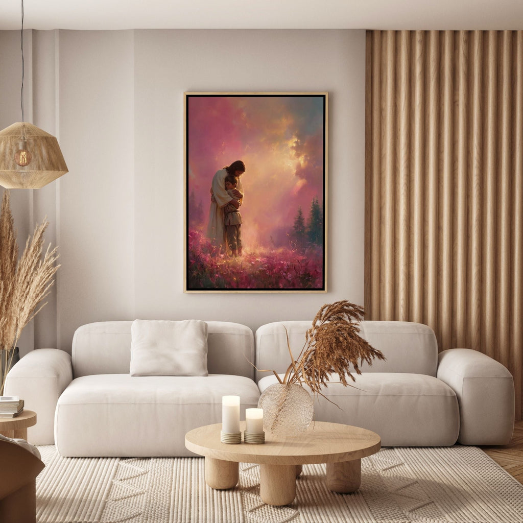 Jesus Holds You Close - Canvas