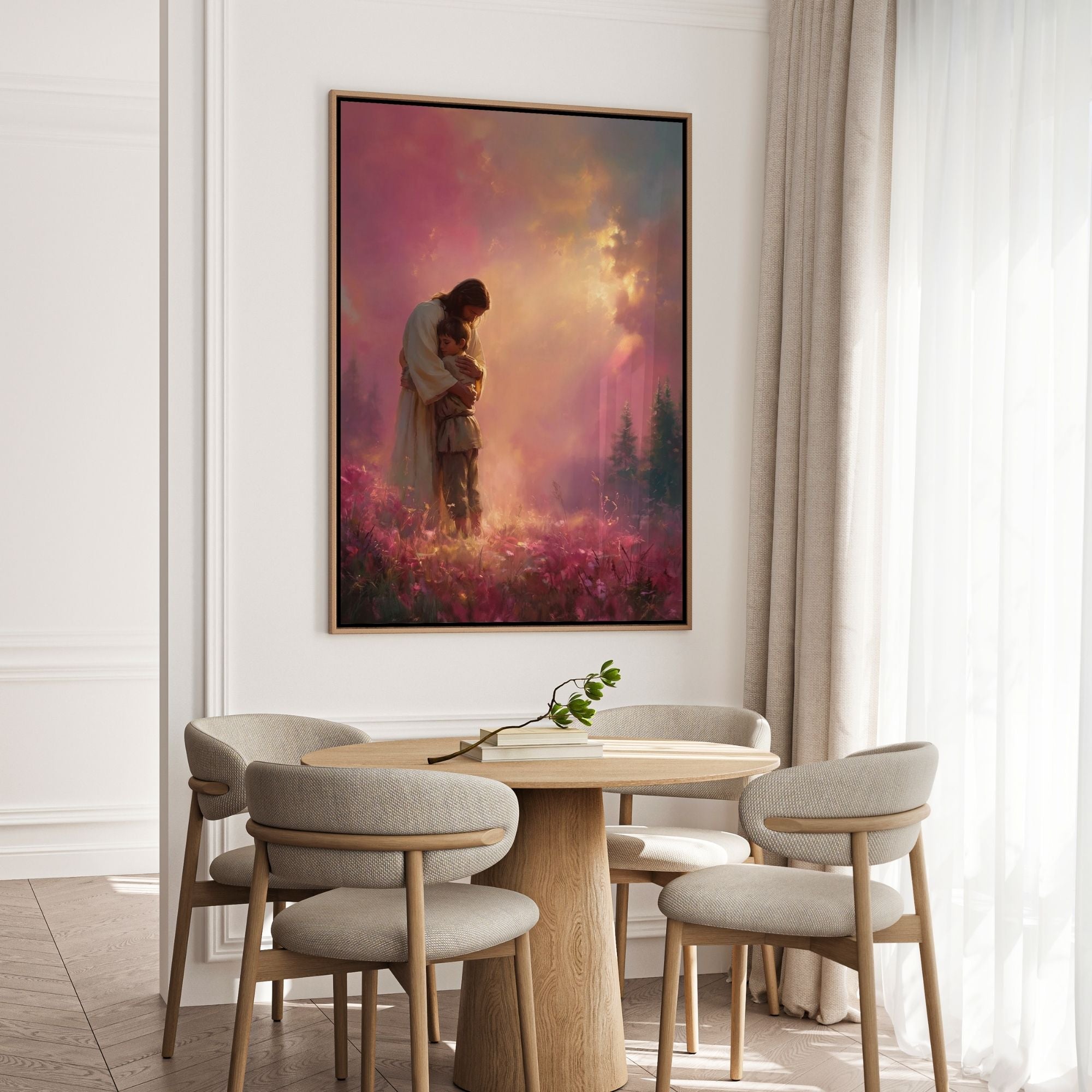 Jesus Holds You Close - Canvas