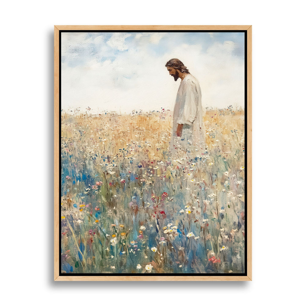 Jesus Leaves The 99 - Canvas