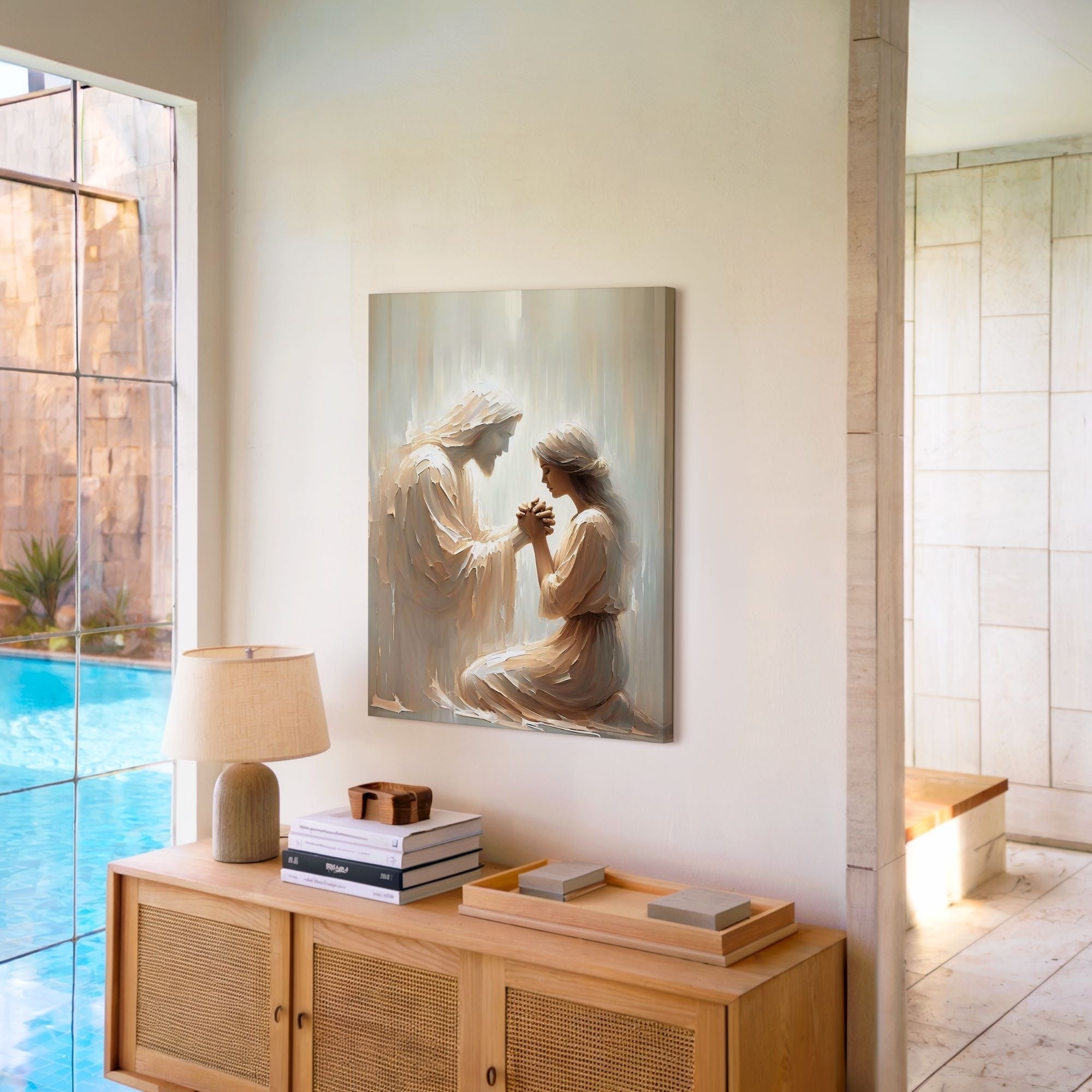 Held by Christ - Canvas