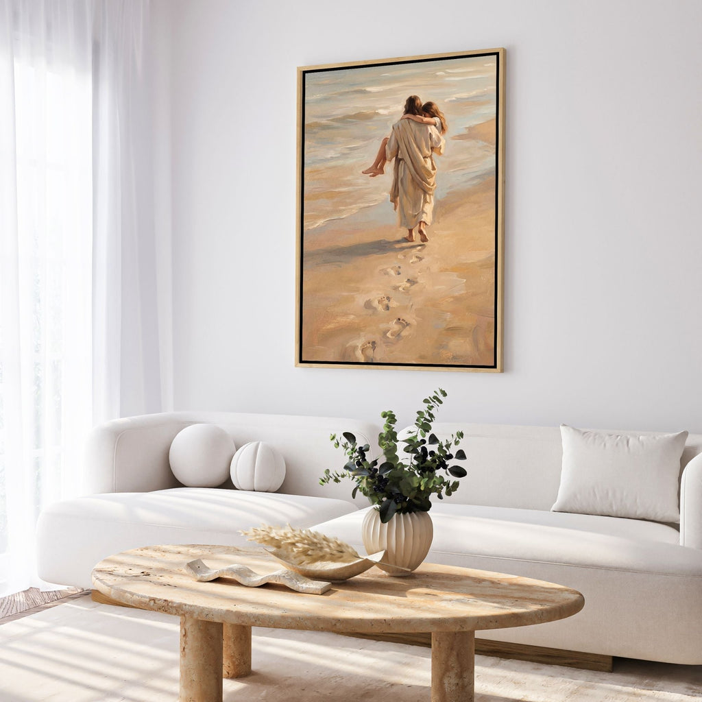 Jesus Carried Me II - Canvas