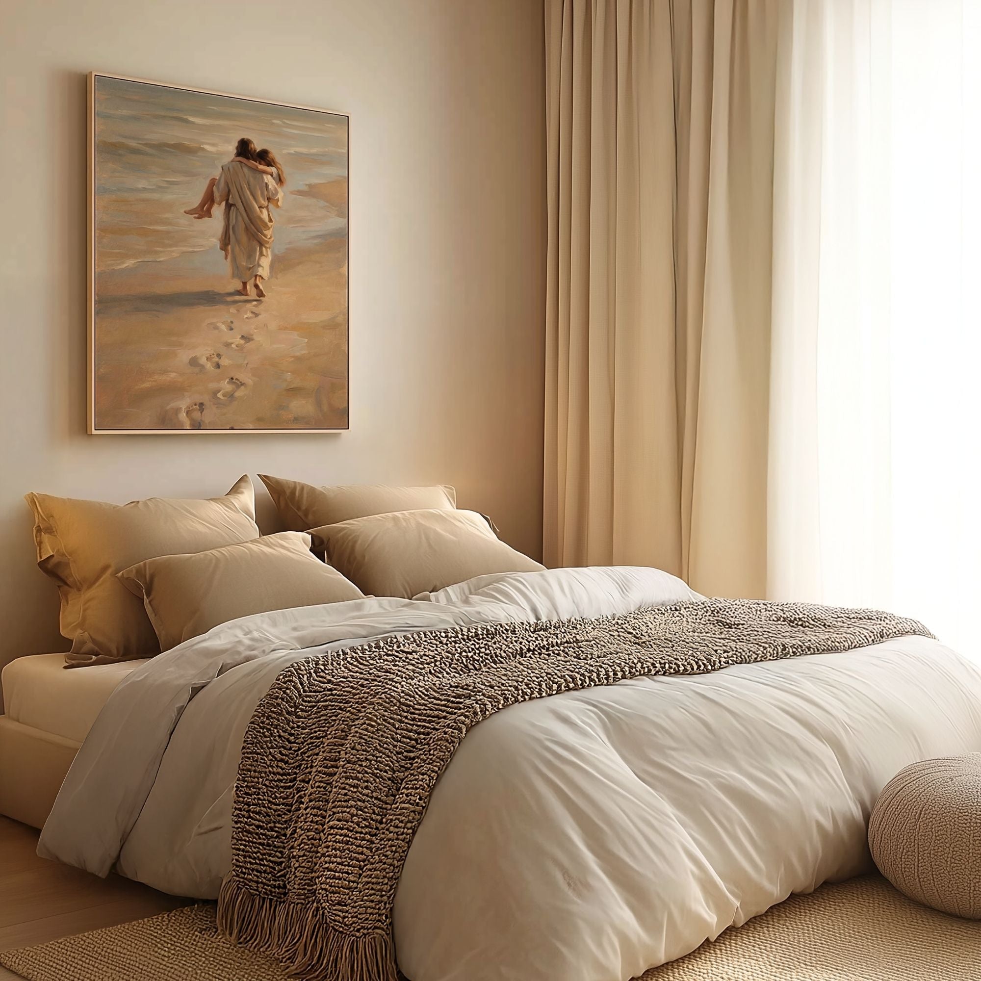 Jesus Carried Me II - Canvas