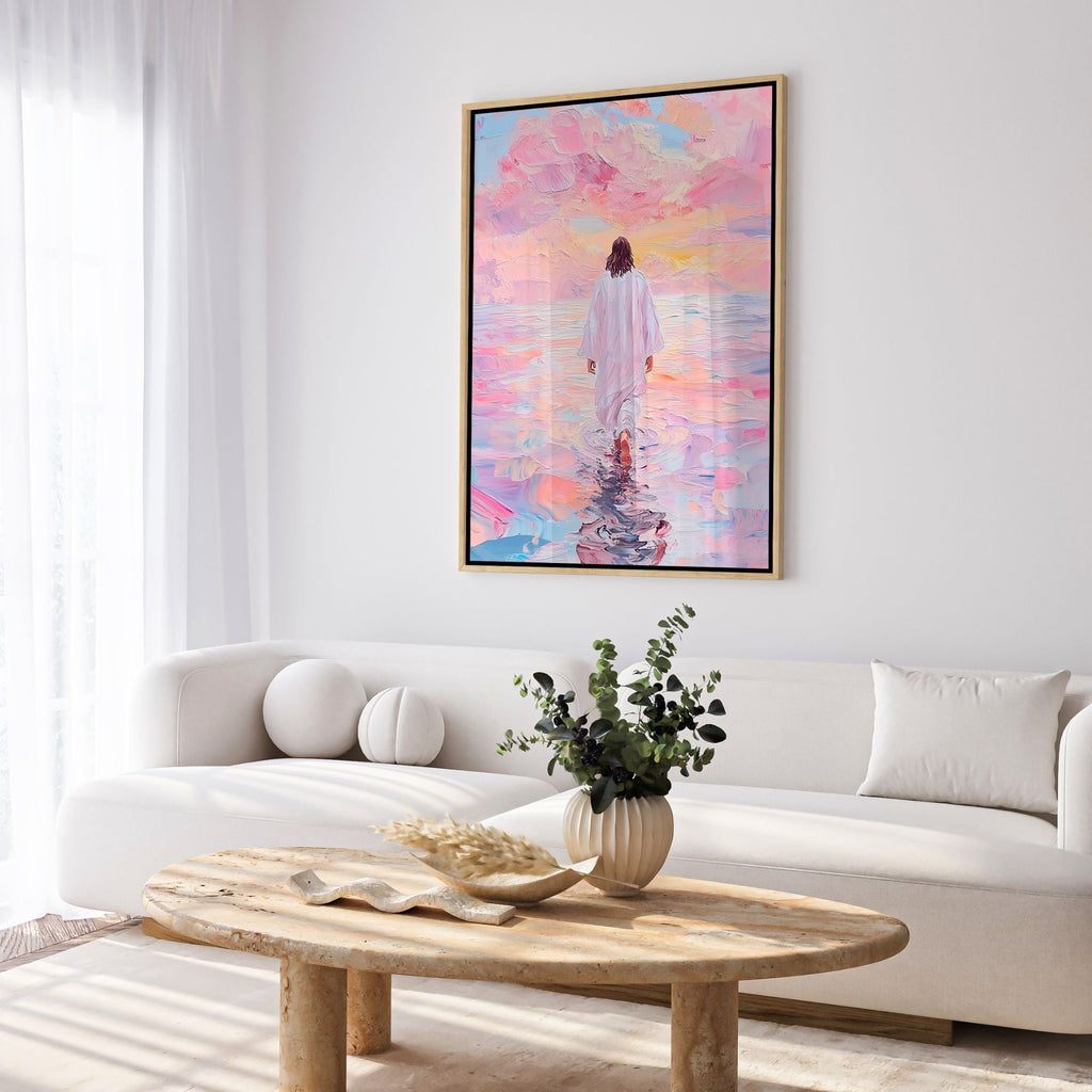 Jesus Walking on Water VI - Canvas