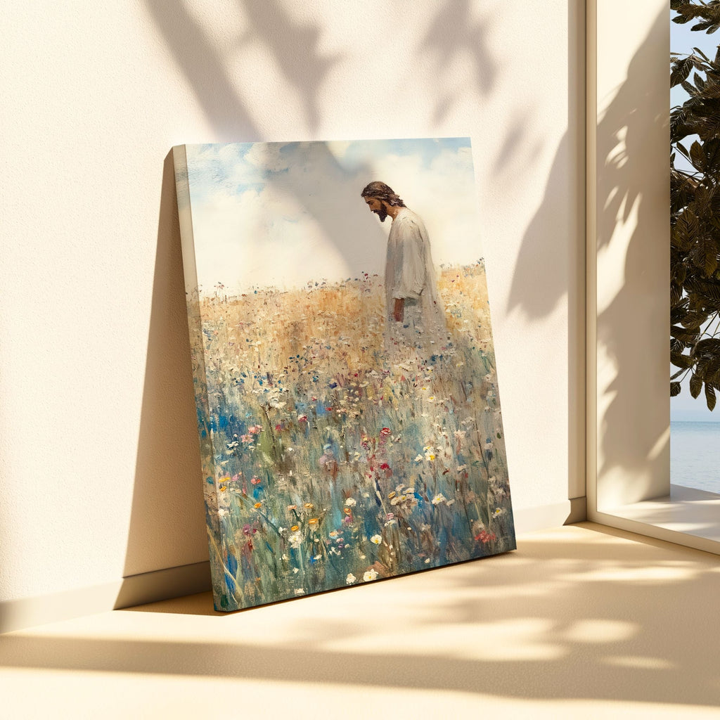 Jesus Leaves The 99 - Canvas