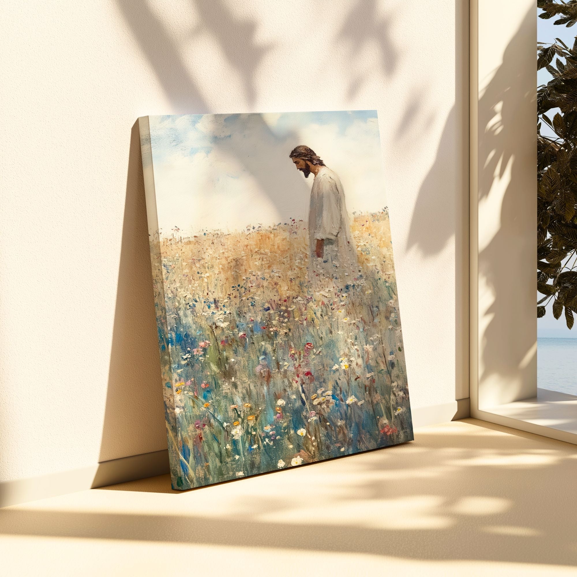 Jesus Leaves The 99 - Canvas