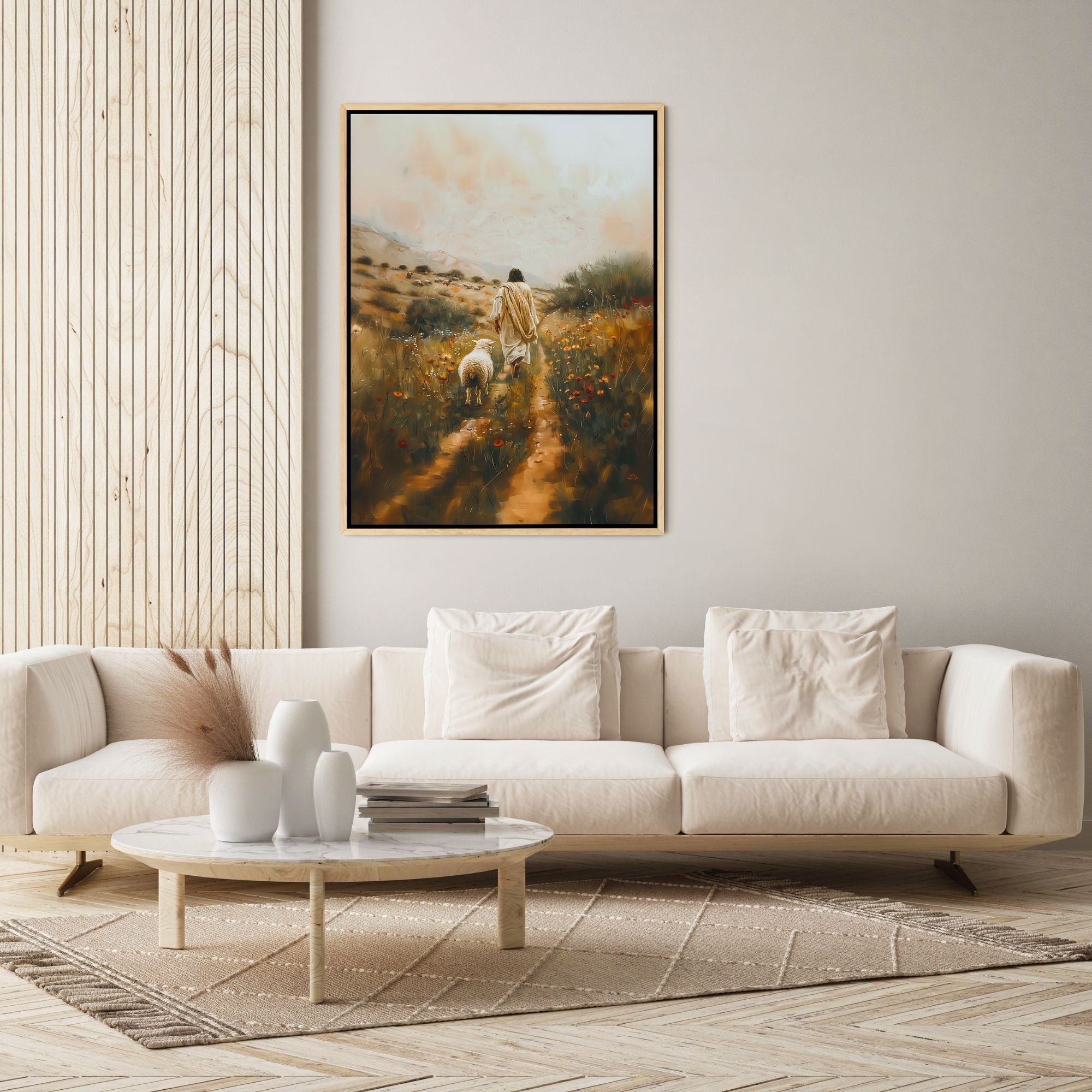 Parable of The Lost Sheep II - Canvas