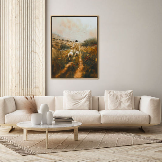 Parable of The Lost Sheep II - Canvas