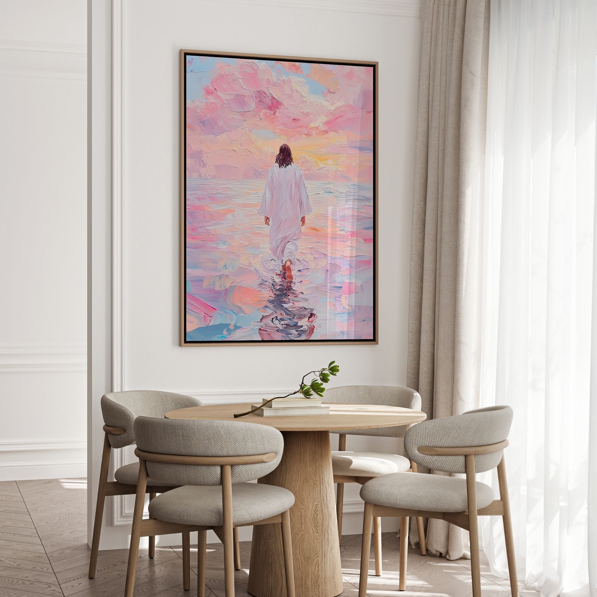 Jesus Walking on Water VI - Canvas