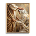 Jesus Heals Woman - Canvas
