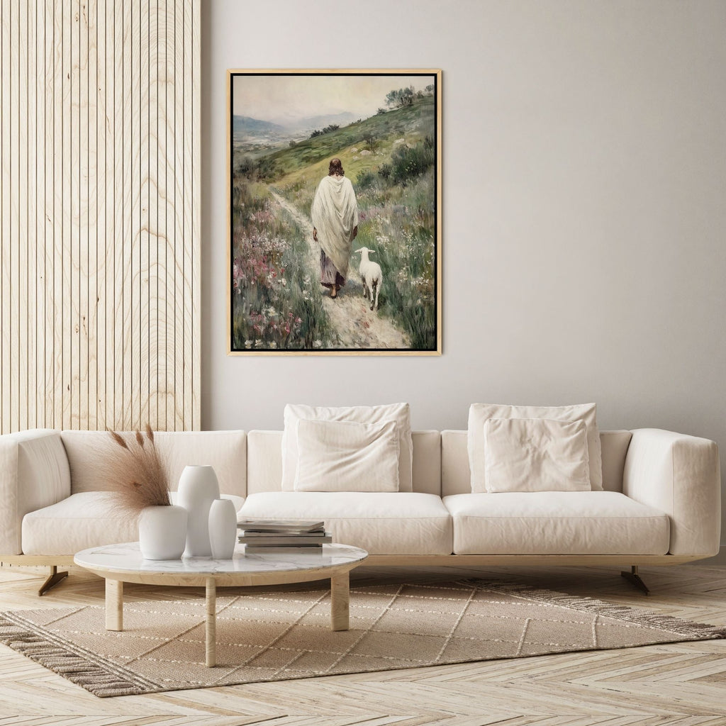 Parable of The Lost Sheep VI - Canvas
