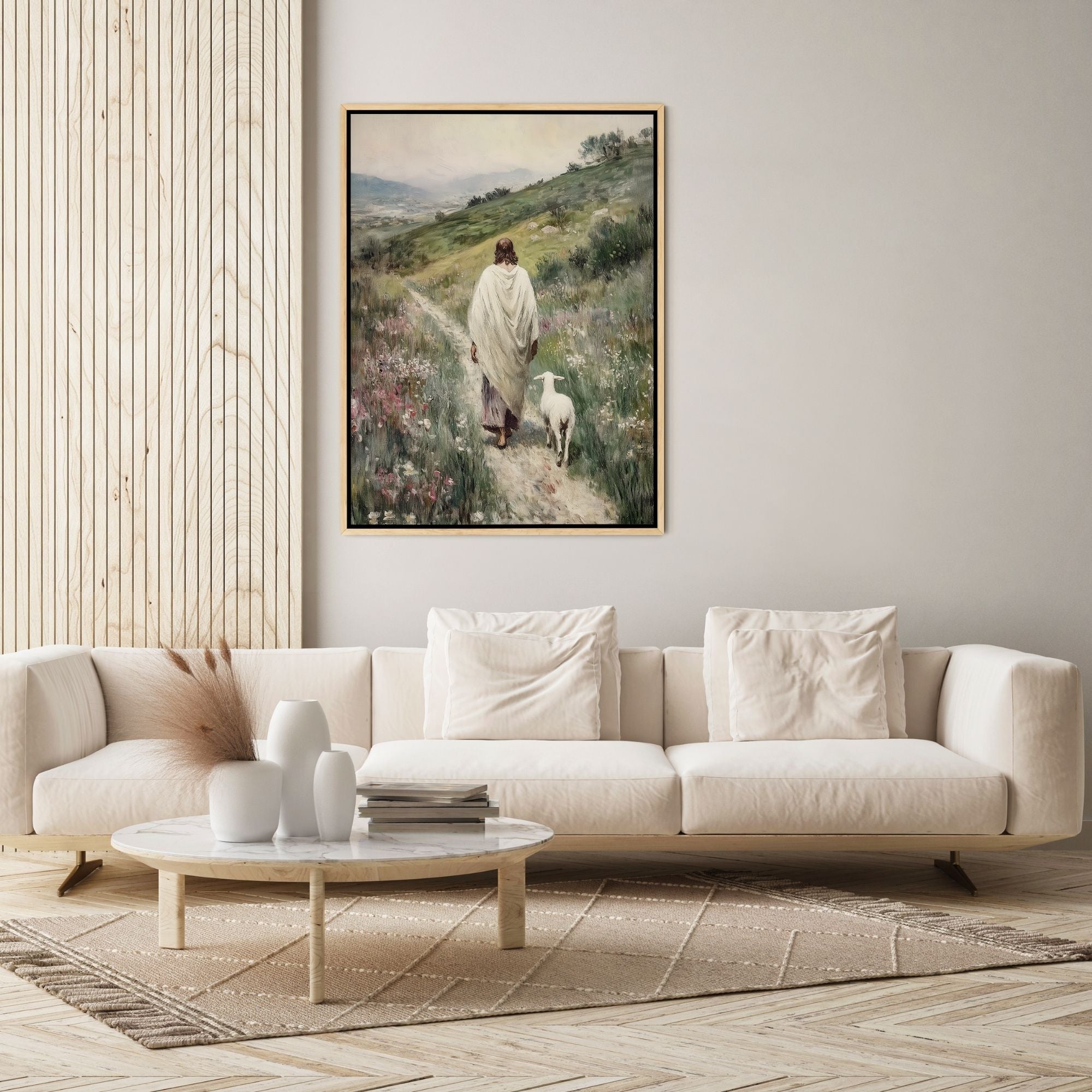 Parable of The Lost Sheep VI - Canvas