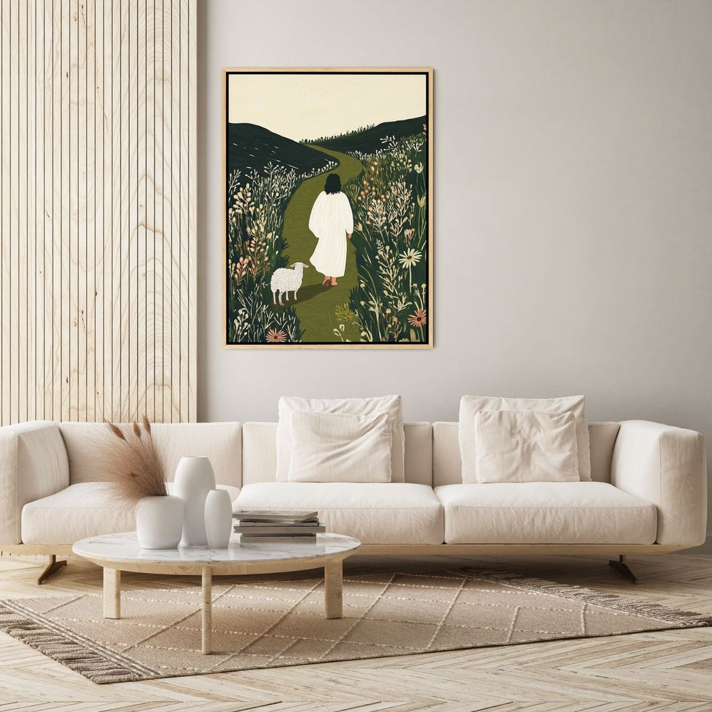 Parable of The Lost Sheep III - Canvas