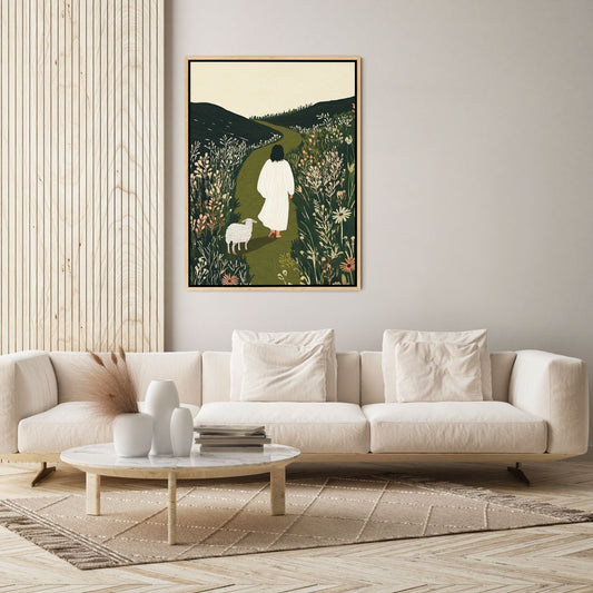 Parable of The Lost Sheep III - Canvas