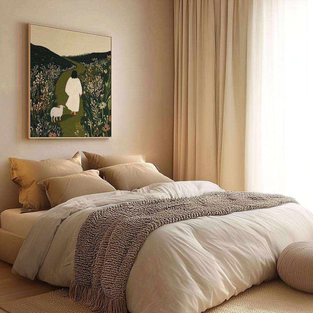 Parable of The Lost Sheep III - Canvas