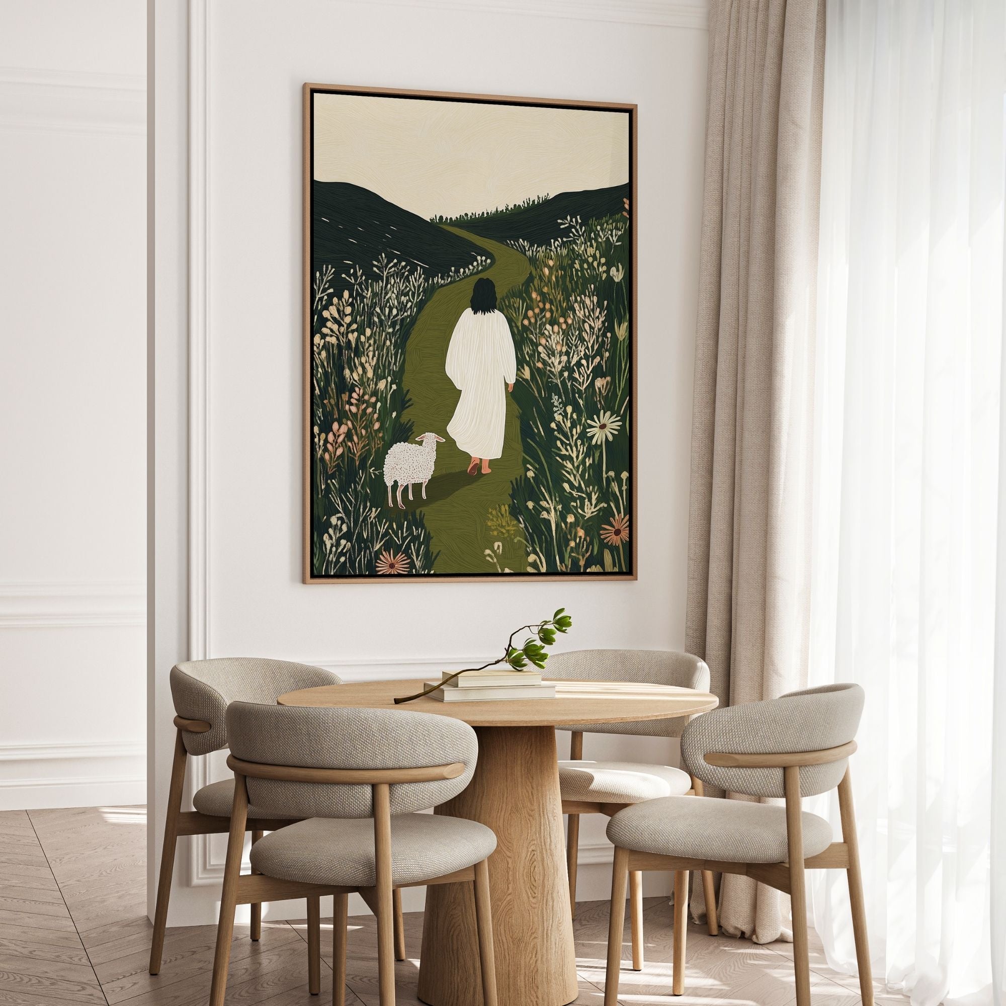 Parable of The Lost Sheep III - Canvas