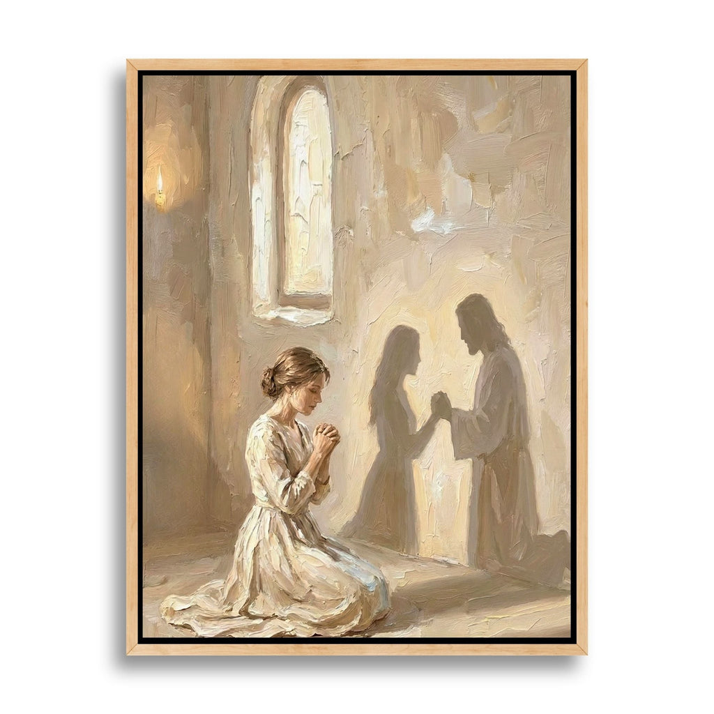 Jesus Prays With You II - Canvas