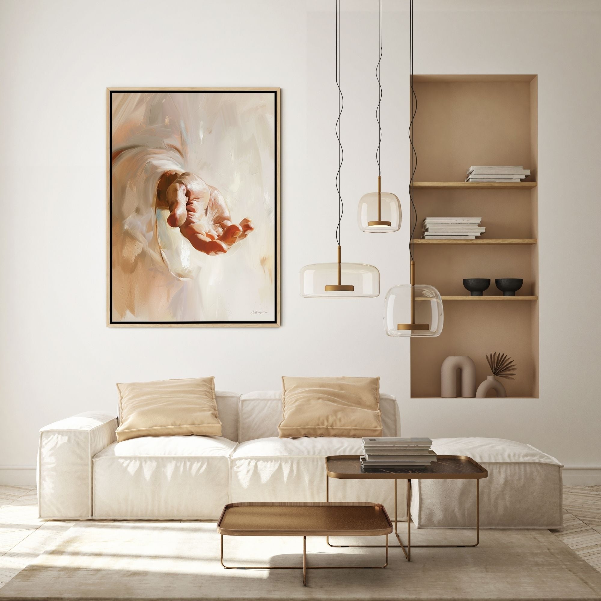 Hand of Jesus - Canvas