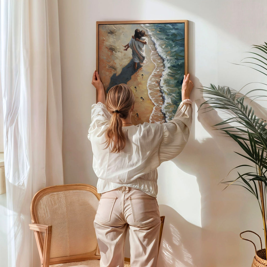 Jesus Carried Me - Canvas
