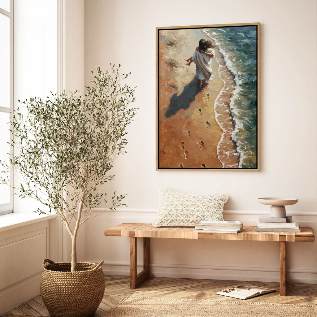 Jesus Carried Me - Canvas