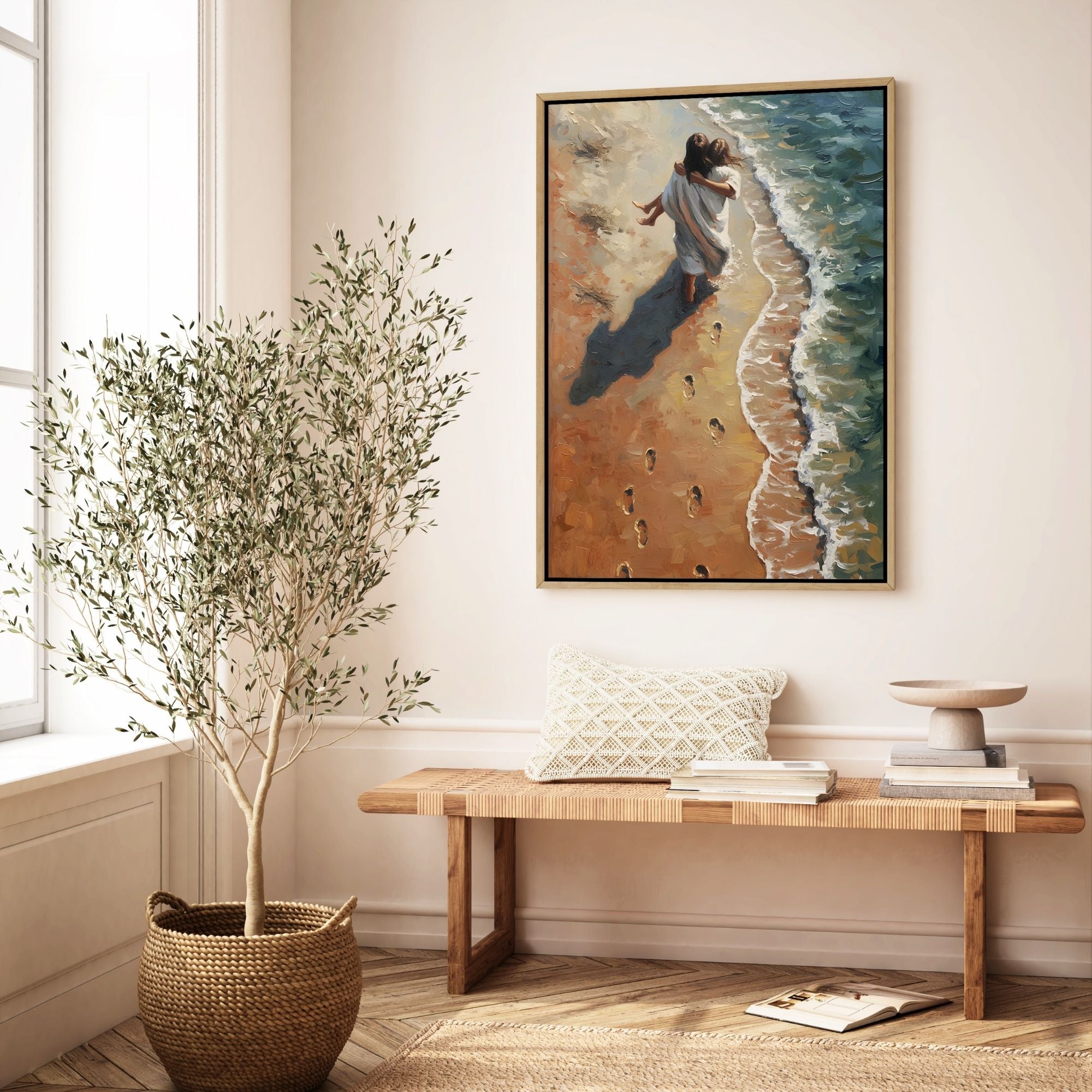 Jesus Carried Me - Canvas