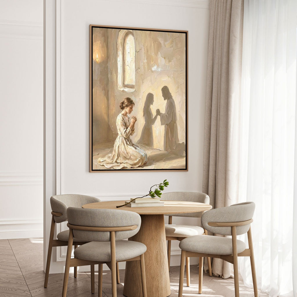 Jesus Prays With You II - Canvas