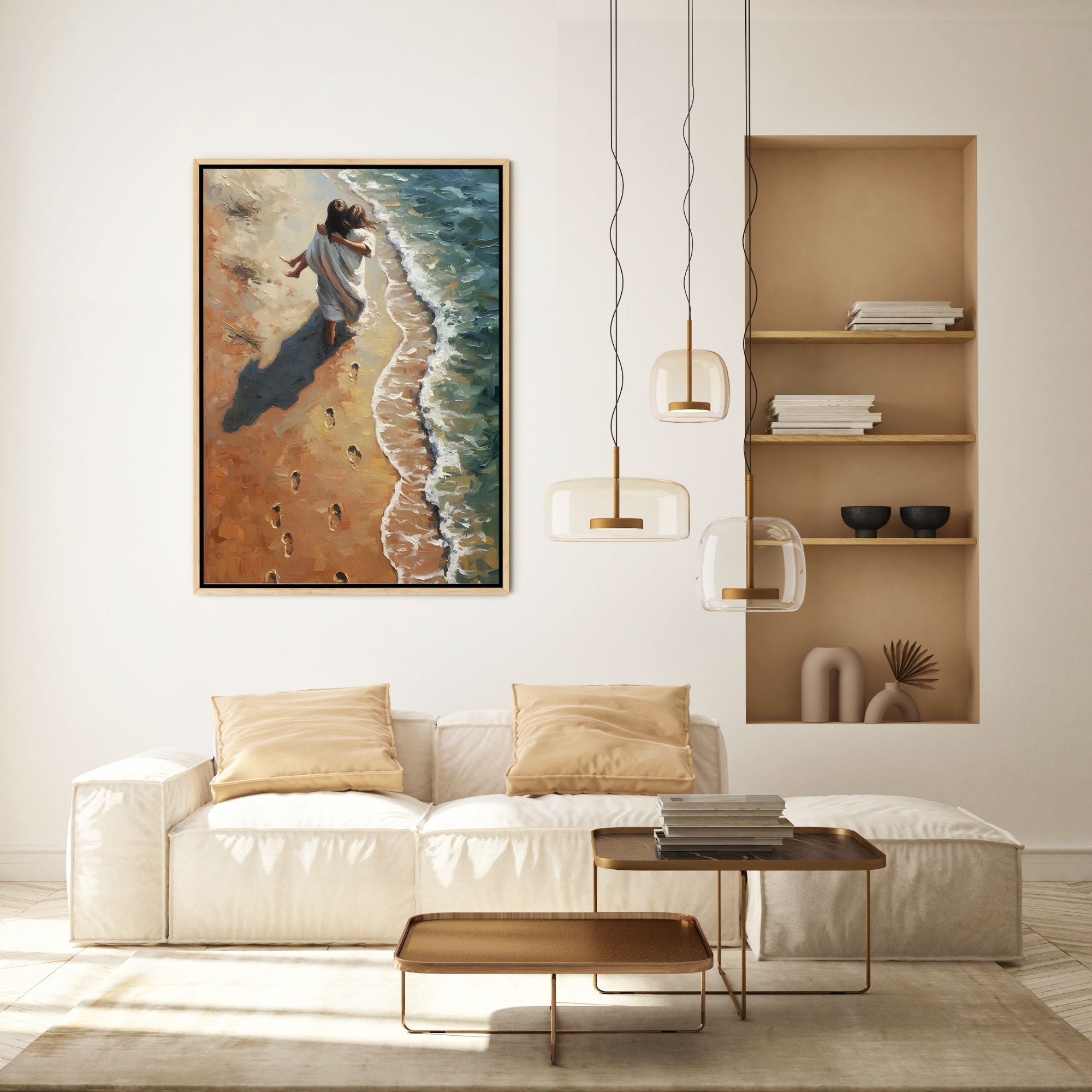 Jesus Carried Me - Canvas
