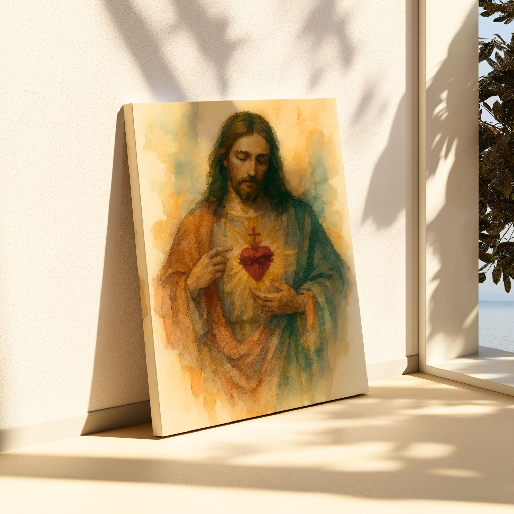 The Sacred Heart of Jesus II - Canvas