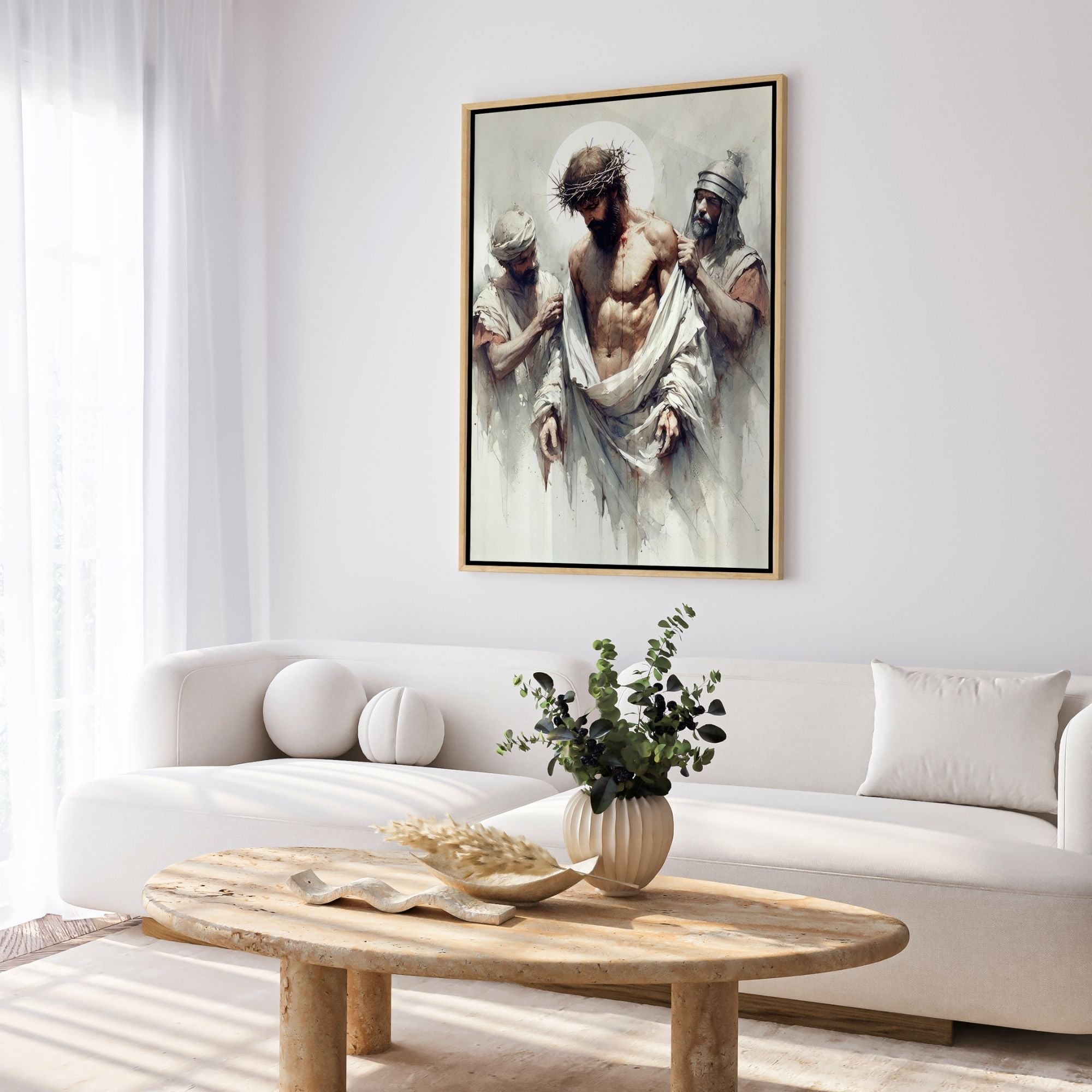Jesus Stripped of His Garments - Canvas