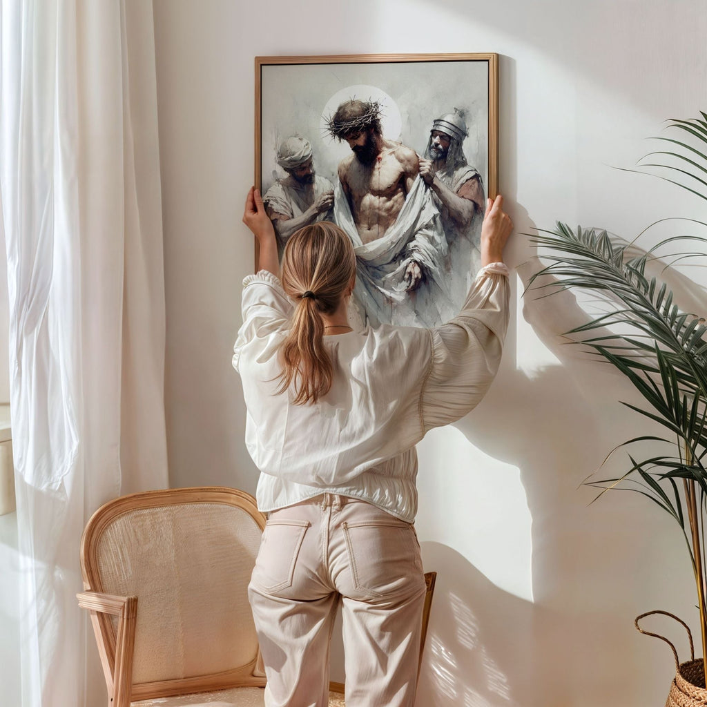 Jesus Stripped of His Garments - Canvas