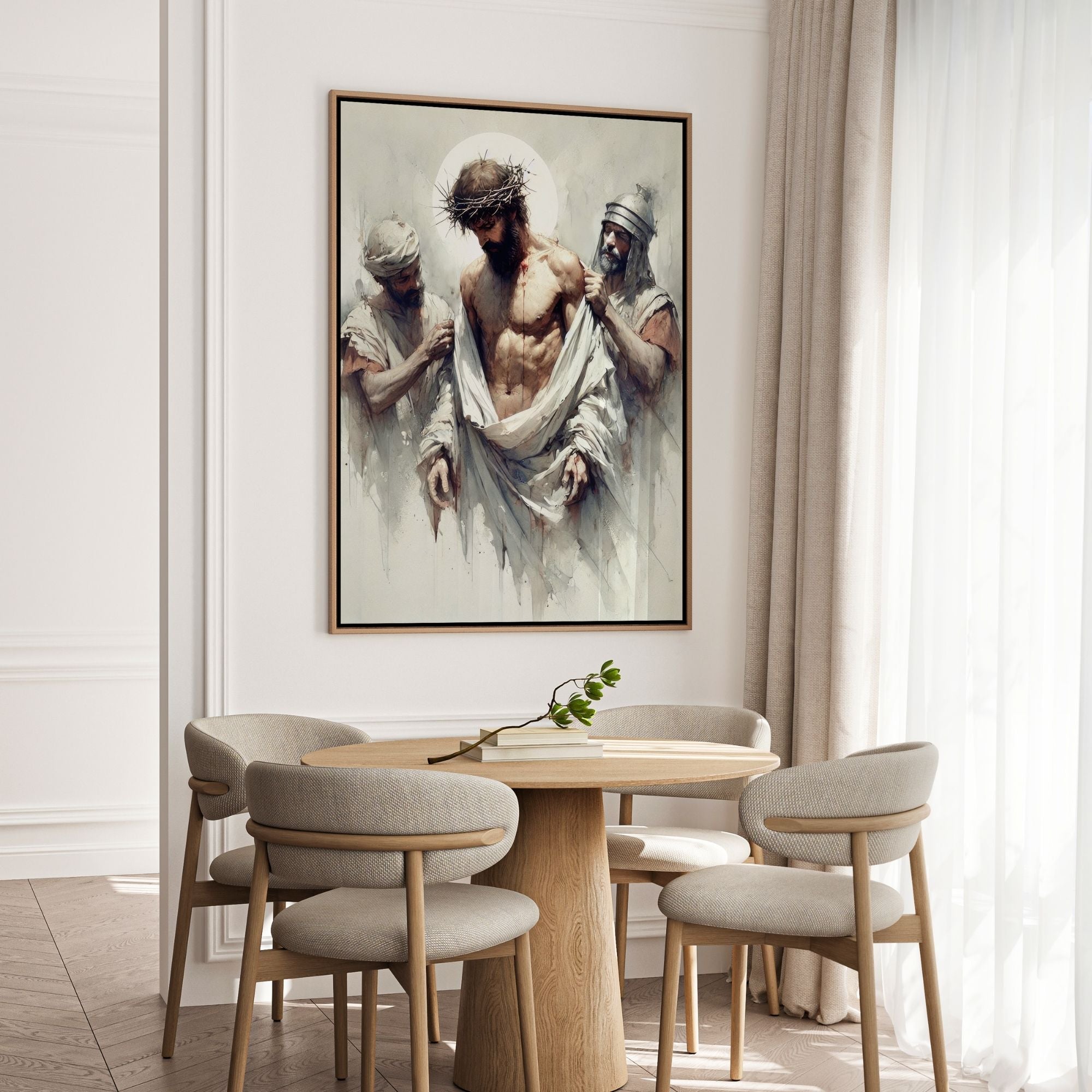 Jesus Stripped of His Garments - Canvas