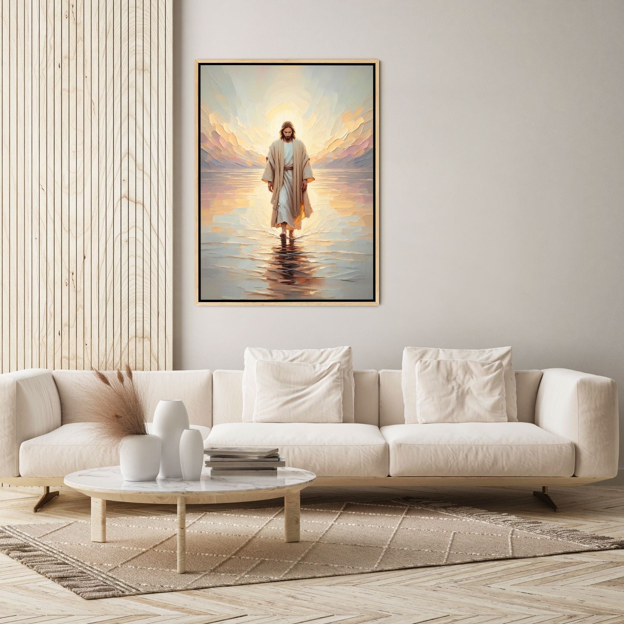 Jesus Walking on Water III - Canvas