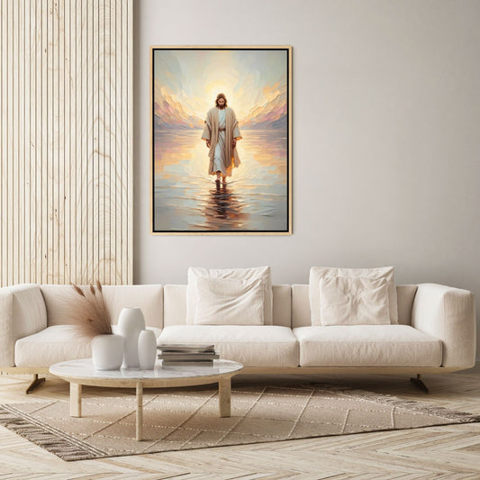 Jesus Walking on Water III - Canvas
